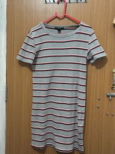 Striped bodycon dress