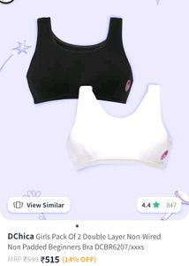 Sport Bra, Combo Of 2, Black Is New