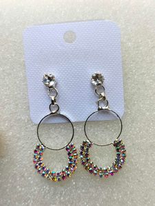 Sparkling Hoop Earrings