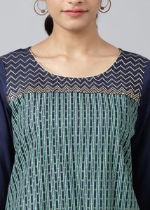 Elegant Printed Straight Kurta set