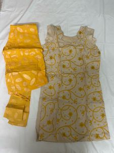 Elegant Yellow Kurta Set