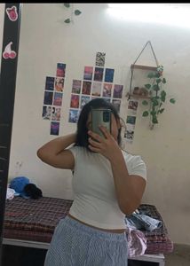 Pinterest white and blue trousers