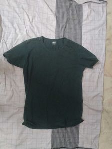 Dark Green H&M T-Shirt