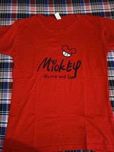 Red Mickey Mouse T-Shirt