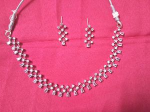 Glittering😍 Diamond Necklace Set💎✨