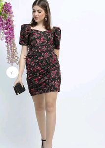 Tokyo Talkies floral print sheath mini dress