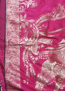 Elegant Pink Readymade Saree Blouse