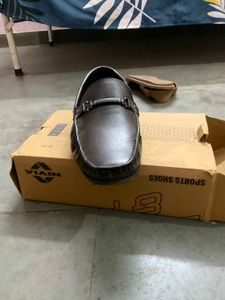 Men's Brown Leather Loafers