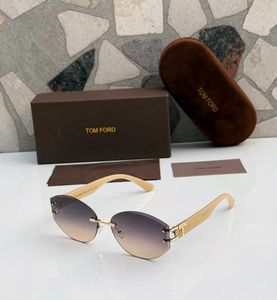 Tom Ford Rimless Gradient Sunglasses