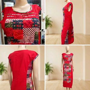 Bohemian Patchwork Maxi Dress