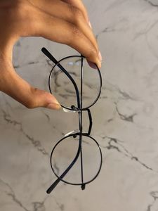 Round Black Frame Glasses
