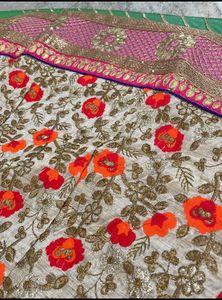 Floral Embroidered Lehenga Skirt
