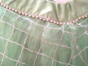 Green Colour Wedding/Party Wear Lehenga For Girls