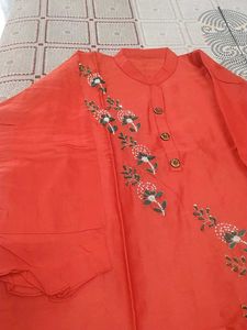 Orange Pearl Kurti