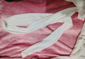 Chic White Long Sleeve Wrap Top