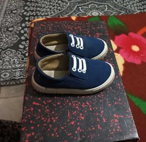 Blue shoes