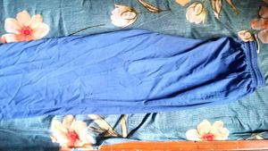Blue Casual Pants