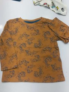 Cute Green Animal Print T-Shirt,combo4
