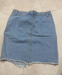 Denim Mini Skirt