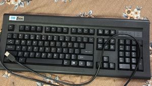 TVS Gold Prime Dust Resistant with wire Keyboard