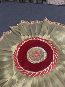 Combo of 2- Embroidered Decorative Pooja Covers