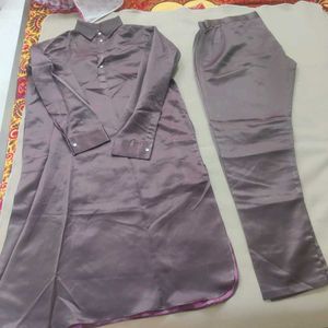 Men's Silk Kurta Pajama Set