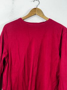 Cotton Red Sweatshirt(men)
