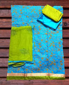 Modal Chanderi Dress Material