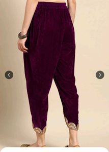 Stylish Velvet Dhoti Pant