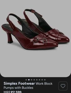 Simplex Footwear Work Block Pumps