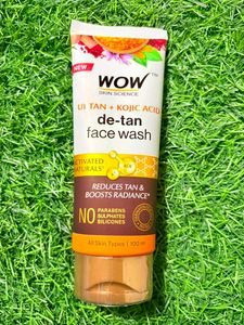 WOW Skin Science De-Tan Face Wash (2 x 100ml)