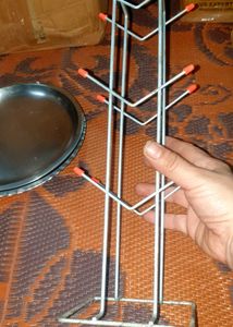 Steel Plate Stand pack of 3 comb