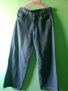 Wide Leg Denim Jeans