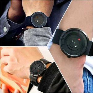 Unique Black Dial Men's Watch