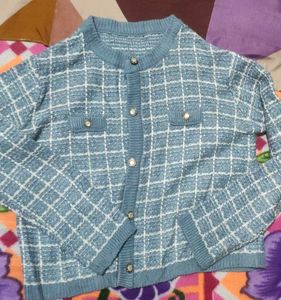 Chic Plaid Cardigan