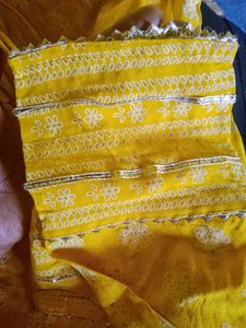 Vibrant Yellow Anarkali Kurta Set