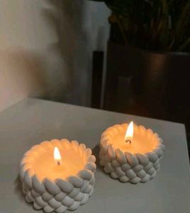 Premium handcrafted Soyawax Braided Candle