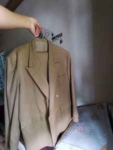 Classic Striped Men's Suit Jacket