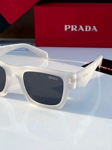 Prada(COPY)White Rectangular Sunglasses FOR UNISEX