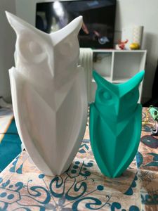 Owl Showpiece 3d Printed