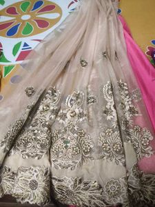 Elegant net saree Material