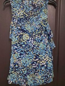 Floral Ruffle Tank Top