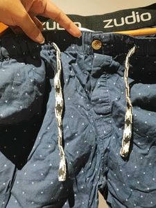 XL - Cotton Blue Jogger Pants