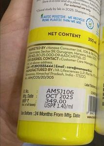 Mamaearth Lemon Anti - Dandruff Shampoo