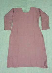 Elegant Peach Embroidered Kurta Set