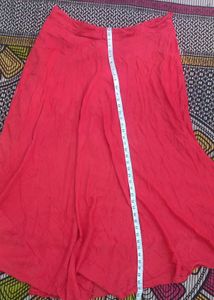 Orange Kurta Set with Red Inner