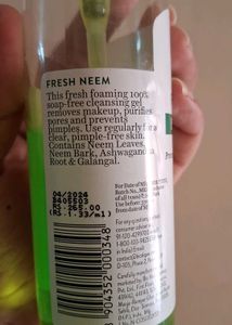 Biotique Fresh Neem Pimple Control Face Wash