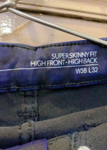 Classic Navy Blue Skinny Fit Pants