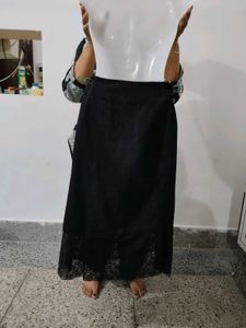 Ming Wei Black Midi Skirt | Size M