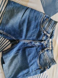 Blue Denim Shorts